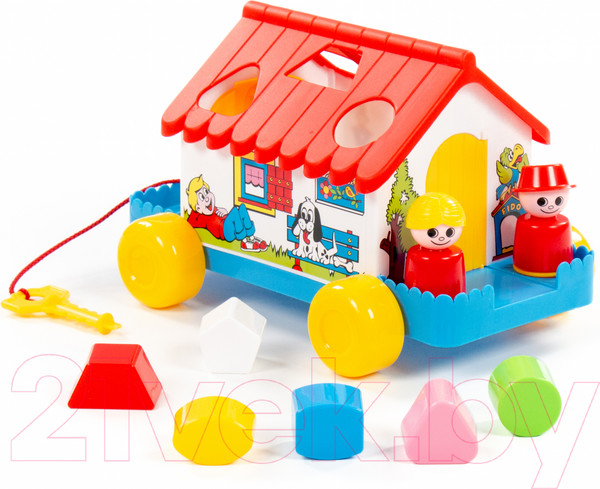 Изображение товара Сортер Полесье Игровой дом / 6202 (в сеточке)