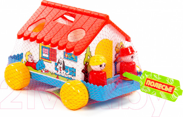 Изображение товара Сортер Полесье Игровой дом / 6202 (в сеточке)