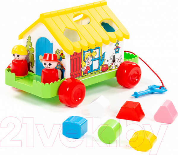 Изображение товара Сортер Полесье Игровой дом / 6202 (в сеточке)