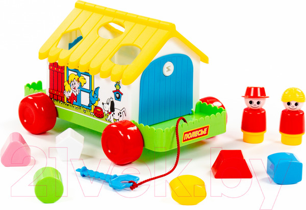 Изображение товара Сортер Полесье Игровой дом / 6202 (в сеточке)