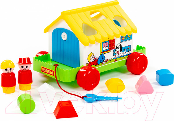 Изображение товара Сортер Полесье Игровой дом / 6202 (в сеточке)