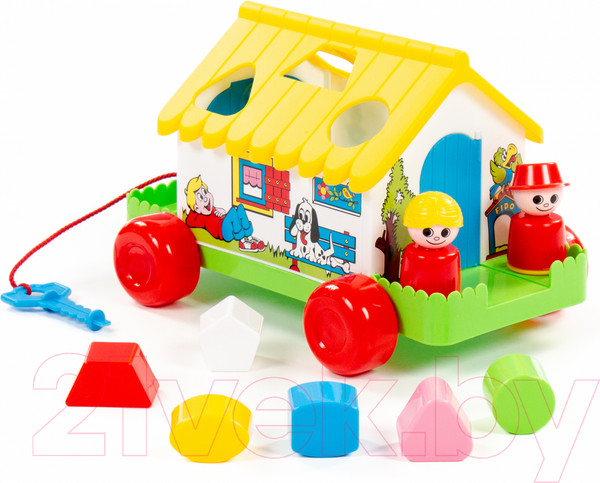 Изображение товара Сортер Полесье Игровой дом / 6202 (в сеточке)