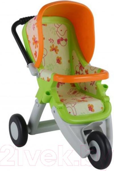 Изображение товара Коляска для куклы Полесье Прогулочная №2 3 колеса / 48141 (в пакете)