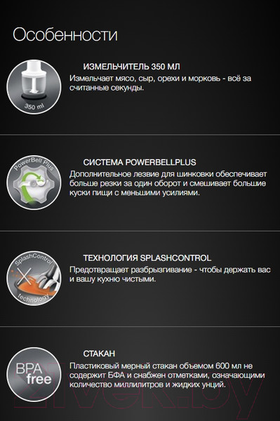 Изображение товара Блендер погружной Braun MultiQuick 3 MQ3020WH Pasta