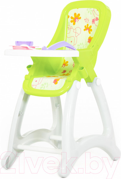 Изображение товара Аксессуар для куклы Полесье Стульчик Беби №2 / 48011 (салатовый)