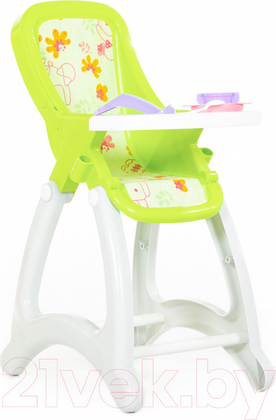 Изображение товара Аксессуар для куклы Полесье Стульчик Беби №2 / 48011 (салатовый)