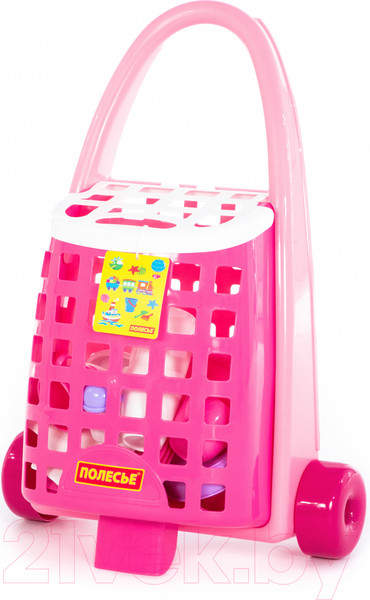 Изображение товара Набор игрушечной посуды Полесье Забавная с набором детской посуды / 44389 (31эл)