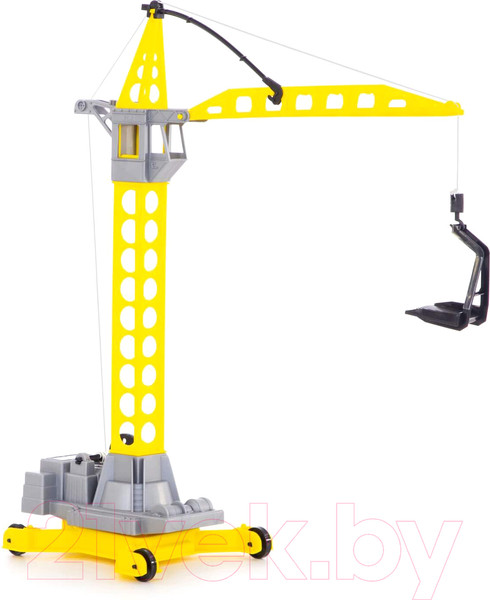 Изображение товара Кран игрушечный Полесье Агат на колесиках малый / 56429 (в пакете)