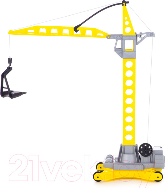 Изображение товара Кран игрушечный Полесье Агат на колесиках малый / 56429 (в пакете)