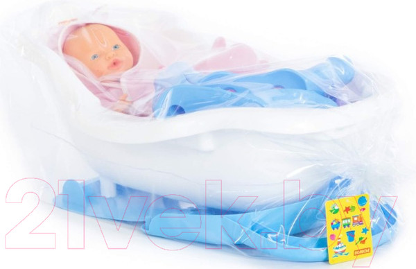 Изображение товара Пупс с аксессуарами Полесье Набор для купания кукол №1 / 47243