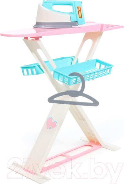 Изображение товара Набор хозяйственный игрушечный Полесье Утюжок 2x1 / 43467 (в коробке)