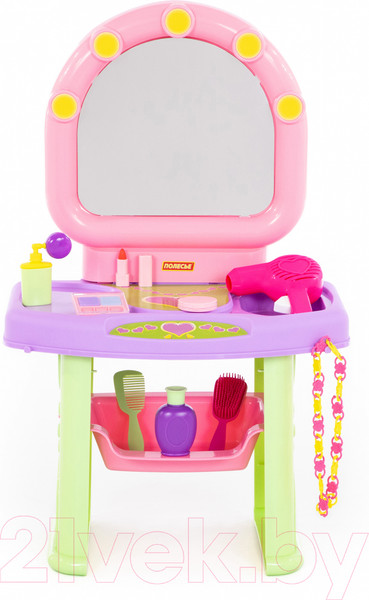 Изображение товара Туалетный столик игрушечный Полесье Салон красоты / 53039 (в пакете)