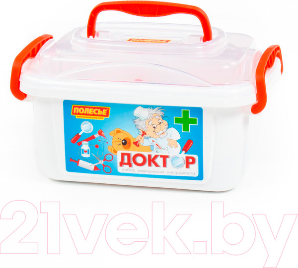 Изображение товара Набор доктора детский Полесье Доктор №2 / 53619 (в контейнере)