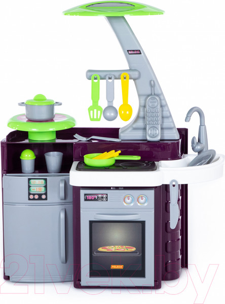 Изображение товара Детская кухня Полесье Laura с варочной панелью / 49896 (в пакете)