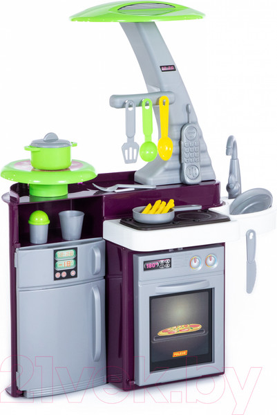 Изображение товара Детская кухня Полесье Laura с варочной панелью / 49896 (в пакете)