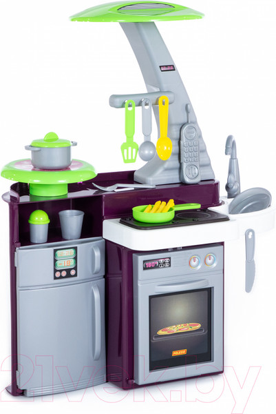 Изображение товара Детская кухня Полесье Laura с варочной панелью / 49896 (в пакете)