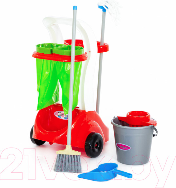 Изображение товара Набор хозяйственный игрушечный Полесье Помощница / 46956 (в сеточке)