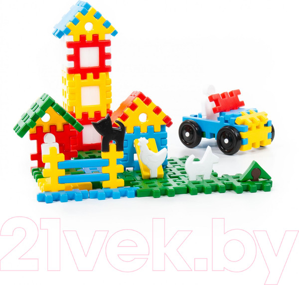 Изображение товара Конструктор Полесье Семья / 4833 (120эл, в мешке)