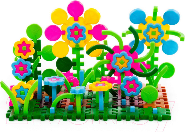 Изображение товара Конструктор Полесье Флора 1 / 5403 (126эл, в мешке)