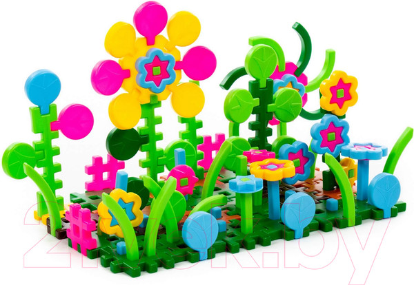 Изображение товара Конструктор Полесье Флора 1 / 5403 (126эл, в мешке)