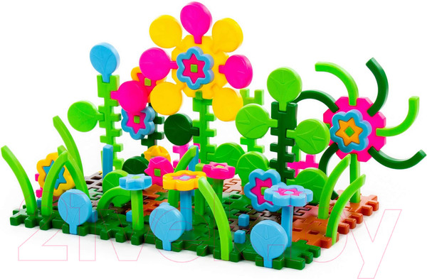 Изображение товара Конструктор Полесье Флора 1 / 5403 (126эл, в мешке)