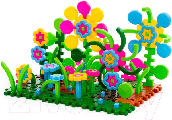 Изображение товара Конструктор Полесье Флора 1 / 5403 (126эл, в мешке)