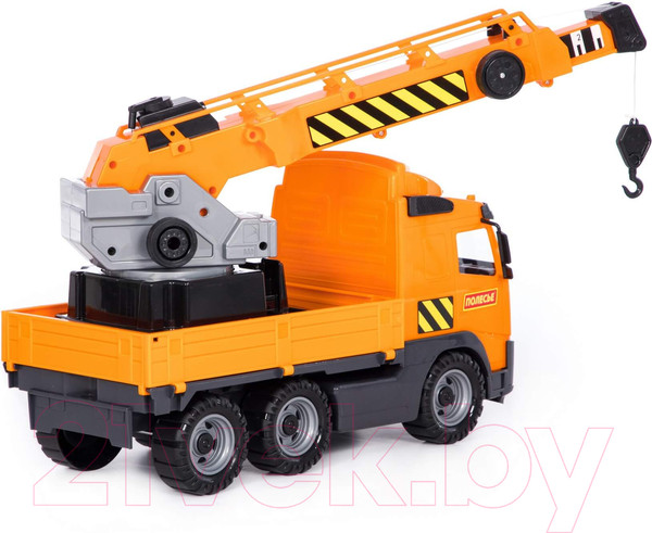 Изображение товара Автомобиль-кран Полесье Volvo с поворотной платформой / 8824 (в сеточке)