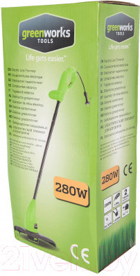 Изображение товара Триммер электрический Greenworks GST2830 (21117)