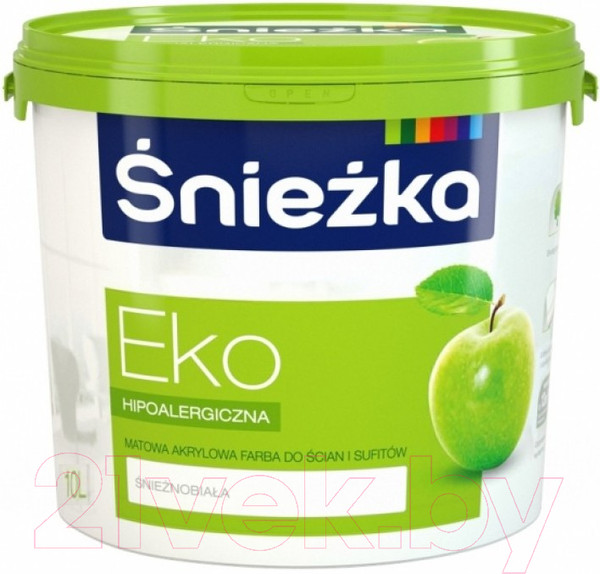 Изображение товара Краска Sniezka Eko (10л, белоснежный)