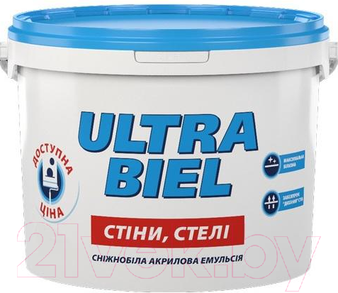 Изображение товара Краска Sniezka Ultra Biel (3л, белоснежный)