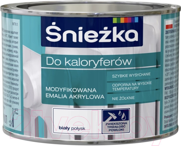 Изображение товара Эмаль Sniezka Для радиаторов (400мл, белый)