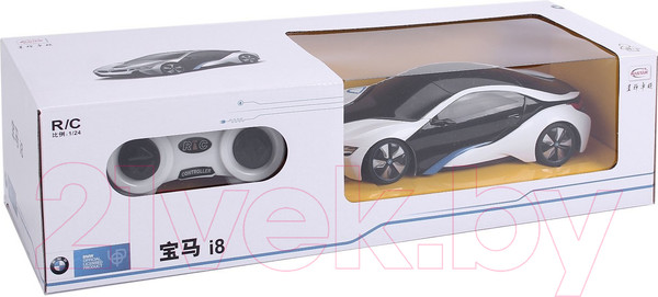 Изображение товара Радиоуправляемая игрушка Rastar Автомобиль BMW i8 (48400)