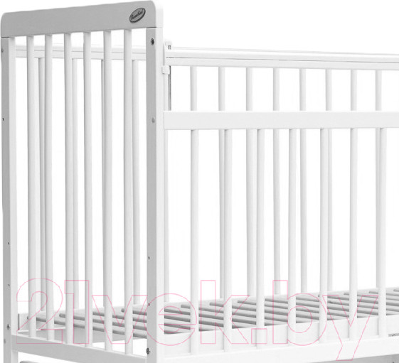 Изображение товара Детская кроватка Bambini Euro Style М / 01.10.04 (белый)