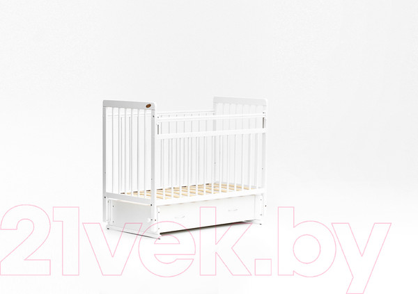 Изображение товара Детская кроватка Bambini Euro Style М / 01.10.04 (белый)