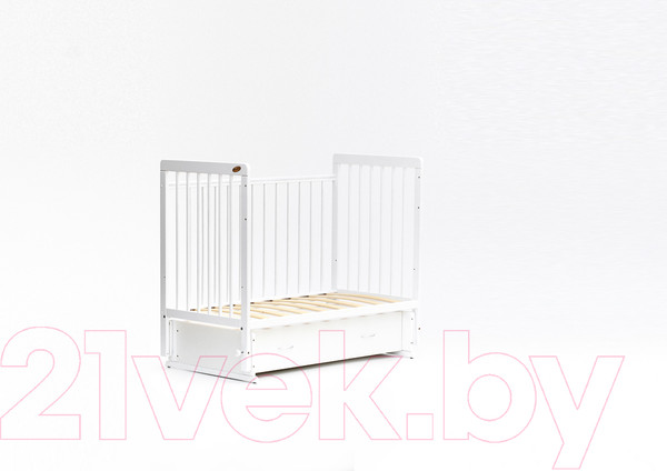 Изображение товара Детская кроватка Bambini Euro Style М / 01.10.04 (белый)