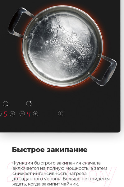 Изображение товара Электрическая варочная панель Maunfeld EVCE.594-BK