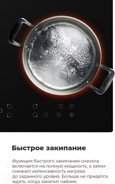 Изображение товара Электрическая варочная панель Maunfeld EVCE.594.SM.D-BK