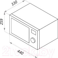 Изображение товара Микроволновая печь Maunfeld MFSMO.20.7SGB