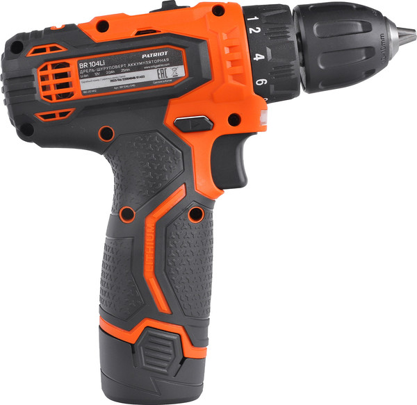 Изображение товара Аккумуляторная дрель-шуруповерт PATRIOT BR 104Li