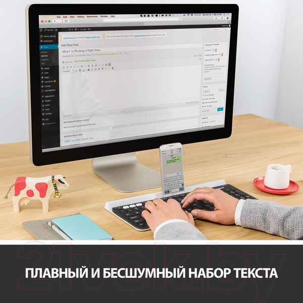Изображение товара Клавиатура Logitech K780 Multi-Device Wireless Keyboard