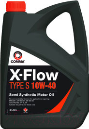 Изображение товара Моторное масло Comma X-Flow Type S 10W40 / XFS4L (4л)