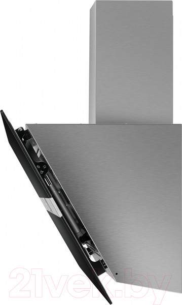 Изображение товара Вытяжка наклонная Maunfeld Mersey 90 (нержавеющая сталь/черное стекло)