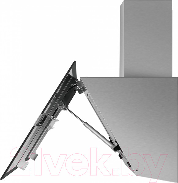 Изображение товара Вытяжка наклонная Maunfeld Mersey 90 (нержавеющая сталь/черное стекло)