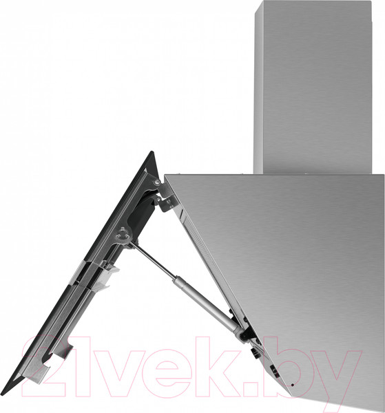 Изображение товара Вытяжка наклонная Maunfeld Mersey 60 (нержавеющая сталь/черное стекло)