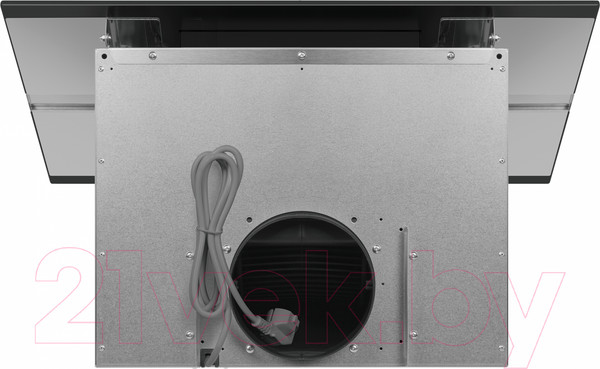 Изображение товара Вытяжка наклонная Maunfeld Mersey 60 (нержавеющая сталь/черное стекло)