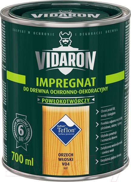 Изображение товара Защитно-декоративный состав Vidaron Impregnant V04 Грецкий орех (700мл)