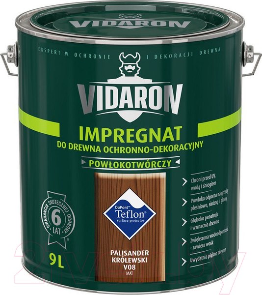 Изображение товара Защитно-декоративный состав Vidaron Impregnant V08 Королевский палисандр (9л )