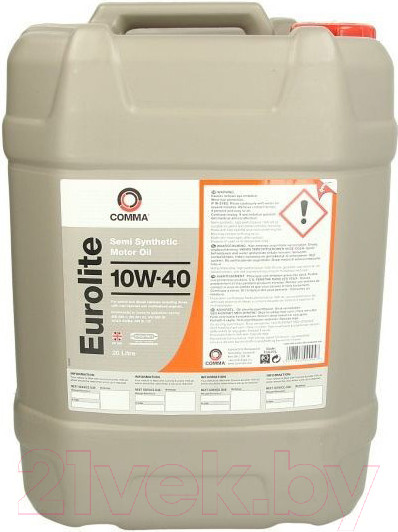 Изображение товара Моторное масло Comma Eurolite 10W40 / EUL20L (20л)