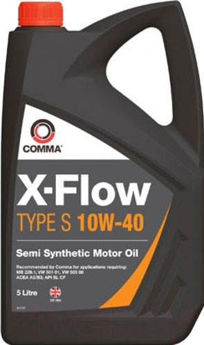 Изображение товара Моторное масло Comma X-Flow Type S 10W40 / XFS5L (5л)