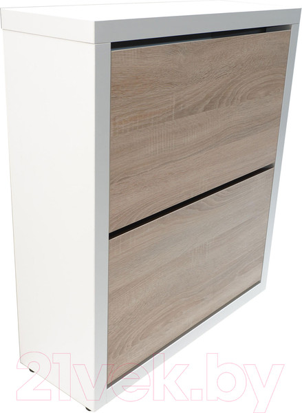 Изображение товара Тумба для обуви Элана 2.70 (белый/дуб сонома)